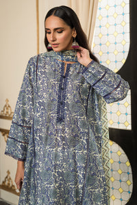 2 Piece - Digital Printed Cotton Cambric Suit U0840A