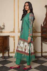 2 Piece - Digital Printed Cotton Cambric Suit U0842A
