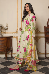 3 Piece - Digital Printed Cotton Cambric Suit U0850A
