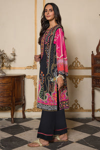 2 Piece - Embroidered Digital Printed Cotton Cambric Suit U0860