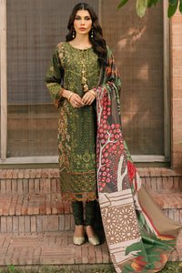 3 Piece - Schiffli Embroidered Viscose Jacquard Suit U0964 (SO)