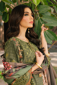 3 Piece - Schiffli Embroidered Viscose Jacquard Suit U0964 (SO)