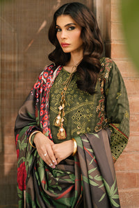 3 Piece - Schiffli Embroidered Viscose Jacquard Suit U0964 (SO)