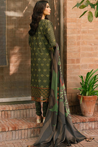 3 Piece - Schiffli Embroidered Viscose Jacquard Suit U0964 (SO)