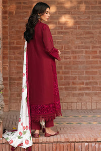 3 Piece - Schiffli Embroidered Slub Khaddar Suit U0968 (SO)