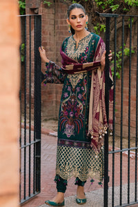 3 Piece -Embroidered Slub Khaddar Suit U0970 (SO)
