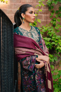 3 Piece -Embroidered Slub Khaddar Suit U0970 (SO)