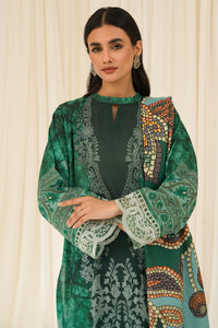 3 Piece - Embroidered Digital Printed Khaddar Suit U0995 (SO)