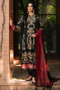 3 Piece -Embroidered Viscose Jacquard Suit U1013 