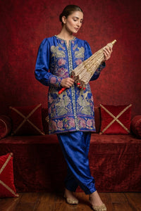 2 Piece - Premium Pure Sheesha Silk Embroidered Suit LFP1167