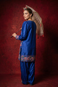 2 Piece - Premium Pure Sheesha Silk Embroidered Suit LFP1167