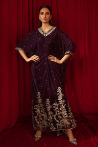 1 Piece - Embroidered Velvet Shirt V1006