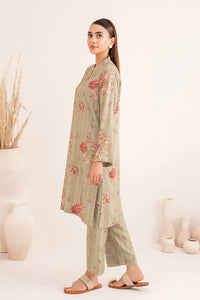 2 Piece - Digital Printed Linen Suit P001200