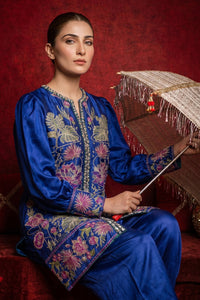 2 Piece - Premium Pure Sheesha Silk Embroidered Suit LFP1167