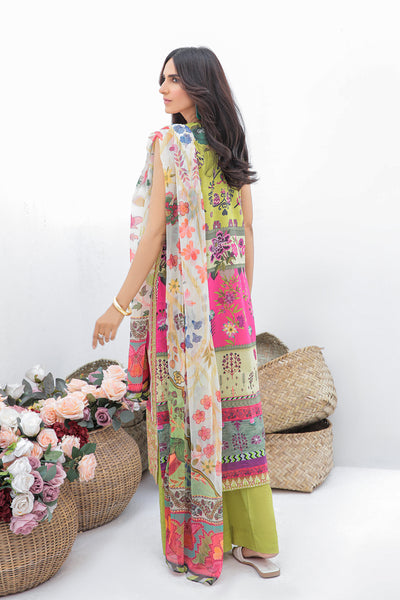 3 Piece - Dyed Embroidered Lawn Suit U0418