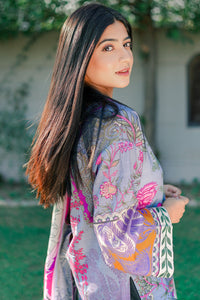 2 Piece - Digital Printed Slub Khaddar Suit U0331