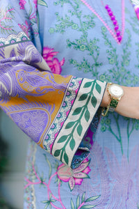 2 Piece - Digital Printed Slub Khaddar Suit U0331