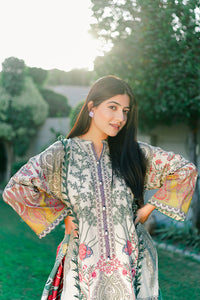 2 Piece - Digital Printed Slub Khaddar Suit U0331A