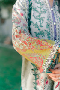 2 Piece - Digital Printed Slub Khaddar Suit U0331A