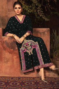 1 Piece - Embroidered Velvet Kaaftan L0289
