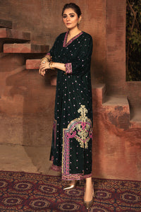 1 Piece - Embroidered Velvet Kaaftan L0289