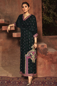 1 Piece - Embroidered Velvet Kaaftan L0289