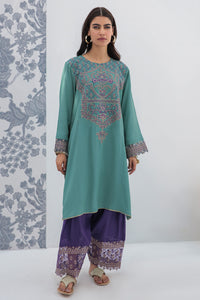 2 Piece - Embroidered Raw Silk Suit L0293 (SO)