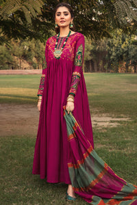 2 Piece - Embroidered Khaddi Suit L0295