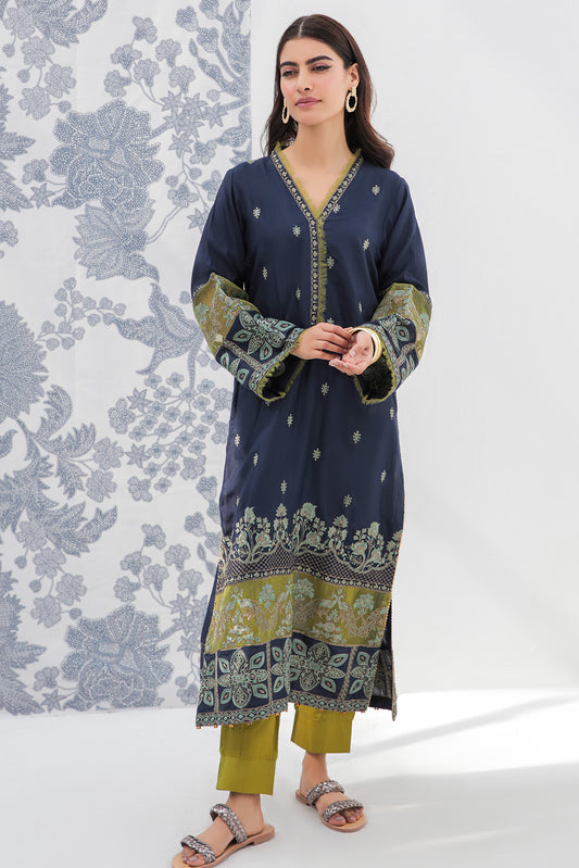 2 Piece - Dyed Raw Silk Suit L0301