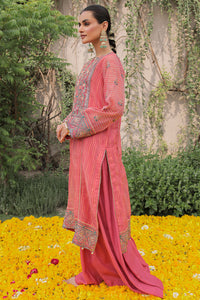 2 Piece - Embroidered Organza Staple Lines Suit L0589 (SO)