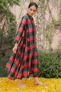 1 Piece - Dyed Staple Check Zari Shirt L0595 (SO)