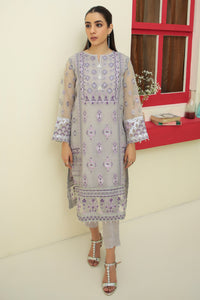 2PC Luxury organza Embroidery L2186