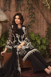 3 Piece - Embroidered Organza with Embellishment Suit L2303