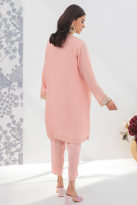 3 Piece - Dyed Embroidered Raw Silk Suit L2307