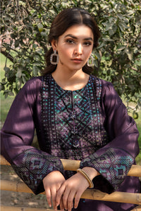 1 Piece - Embroidered Raw Silk Shirt L2678