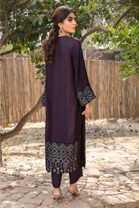 1 Piece - Embroidered Raw Silk Shirt L2678