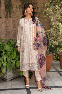 2 Piece - Embroidered Organza Suit L2683
