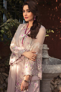 3 Piece - Embroidered Chiffon suit with Embellishment L2842