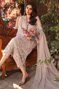 3 Piece - Embroidered Chiffon suit with Embellishment L2842