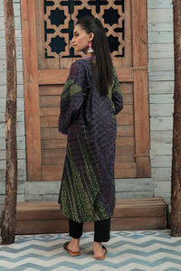 Embroidered Printed Khaddar Shirt P0006