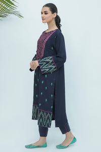 1 Piece  - Dyed Embroidered Plain Khaddar Shirt P0011