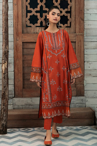 2pc Embroidered Khaddar Suit for ladies