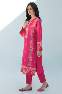 2 Piece - Dyed Embroidered Doria Linen Suit P0021
