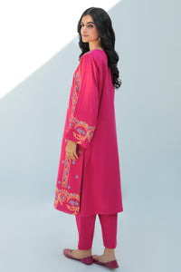 2 Piece - Dyed Embroidered Doria Linen Suit P0021