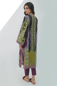 2 Piece  - Digital Printed Embroidered Plain Khaddar Suit P0022A