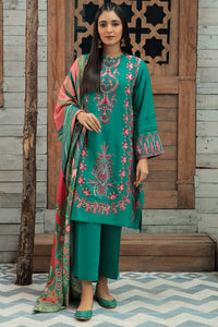 2 Piece - Embroidered Rod Khaddar Suit P0033