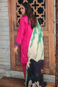 2 Piece - Embroidered Linen Suit P0036