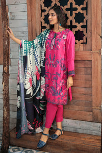 2 Piece - Embroidered Linen Suit P0036