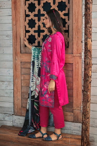 2 Piece - Embroidered Linen Suit P0036