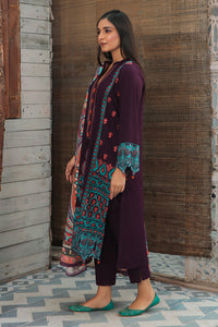 2 Piece - Embroidered Silk Karandi Suit P0045